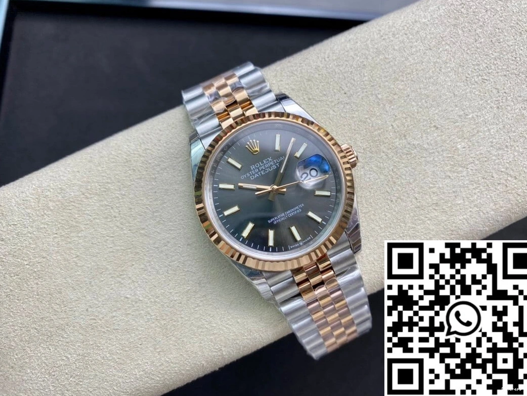 Rolex Gold Datejust EW 637 Rose Sleek Factory M126231-0013 0817